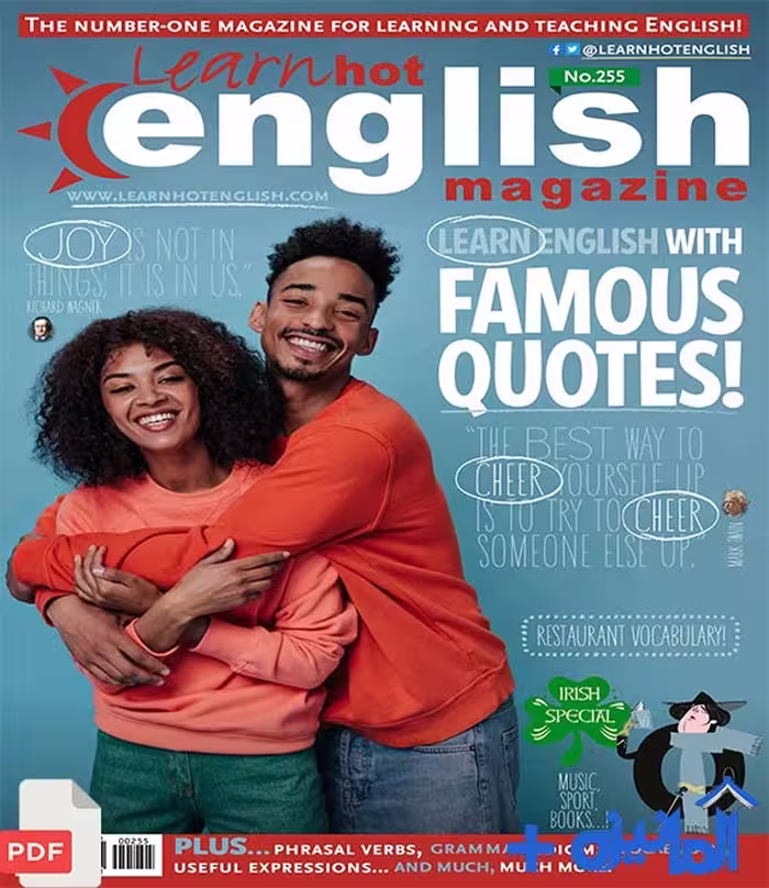 دانلود PDF مجله انگلیسی Learn hot english شماره 255 (اورجینال)
