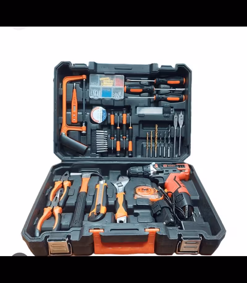 کیت دریل شارژی پیچ گوشتی شارژی 12 ولت 100 عددی ادون edon مدل 40 TL