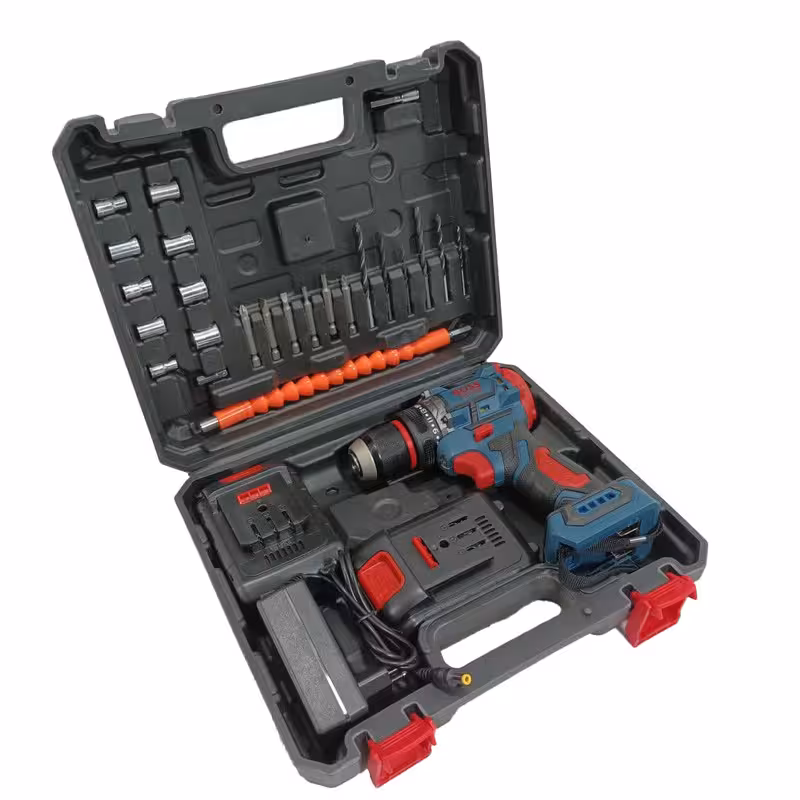 دریل شارژی باس مدل 48V-brushless مجموعه 30 عددی | کالا مکس