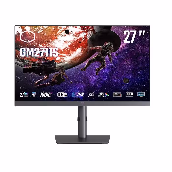 مانیتور گیمینگ 27 اینچ کولر مستر GM2711S (180هرتز)