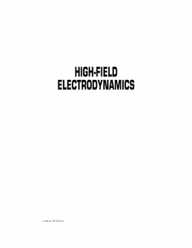 خرید و دانلود نسخه کامل کتاب High-field electrodynamics