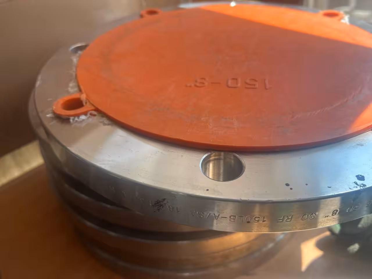 فلنج اسلیپ ان 8 اینج کلاس 150 ریس فیس SA 182F316/316L