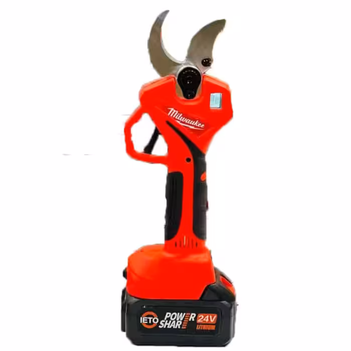 قیچی شارژی باغبانی موتور براشلس میلواکی مدل 24V (همراه با دسته)