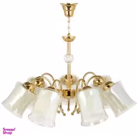 لوستر 7 شعله چشمه نور کد A833/7-G