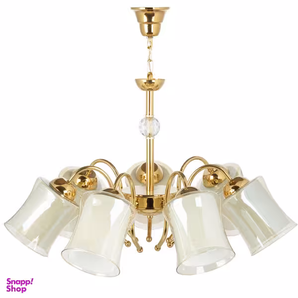 لوستر 7 شعله چشمه نور کد A833/7-G