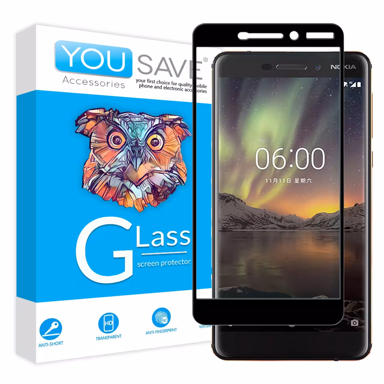 گلس سرامیکی مناسب برای گوشی نوکیا NOKIA 6.1