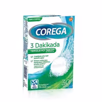 قرص تمیز کننده دندان مصنوعی کورگا COREGA حاوی عصاره نعناع بسته 30 عددی