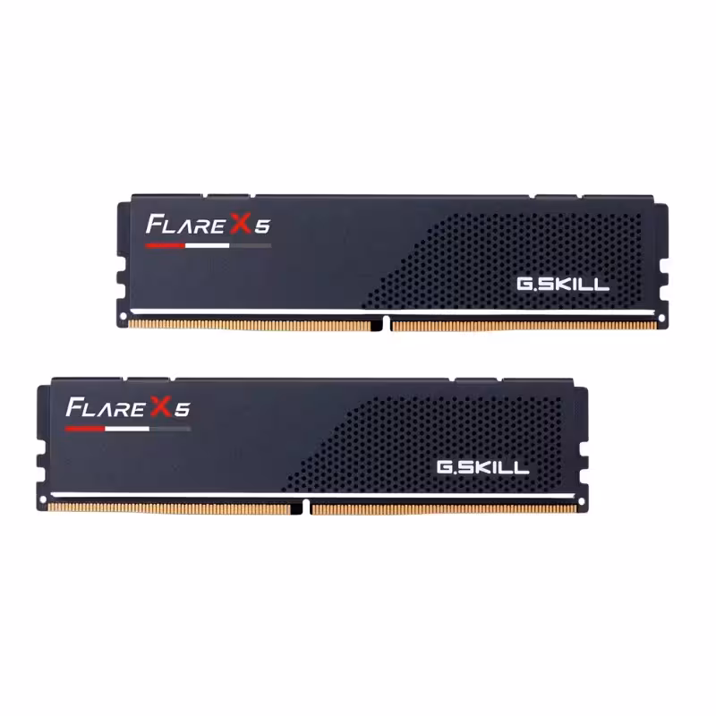 رم دسکتاپ DDR5 دو کاناله 6000 مگاهرتز جی اسکیل مدل FLARE X5 AMD EXPO ظرفیت 32 گیگابایت CL36