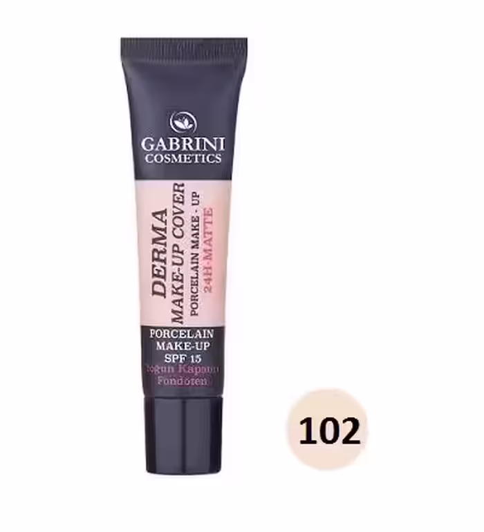 کرم پودر گابرینی مدل Derma شماره 102
