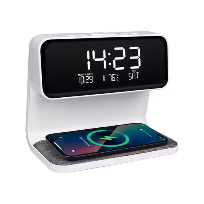 ساعت و چراغ خواب هوشمند اسلیکتو مدل Slicto Clock Display CH-1205