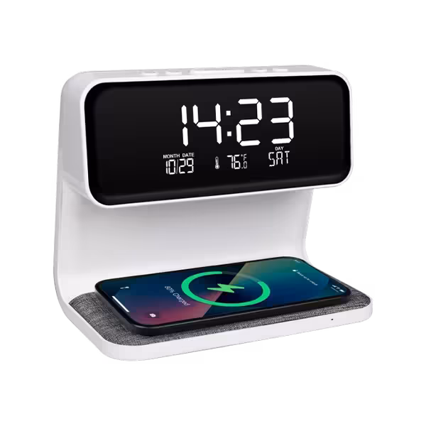 ساعت و چراغ خواب هوشمند اسلیکتو مدل Slicto Clock Display CH-1205