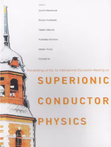 خرید و دانلود نسخه کامل کتاب Superionic Conductor Physics: Proceedings of the 1st International Discussion Meeting on