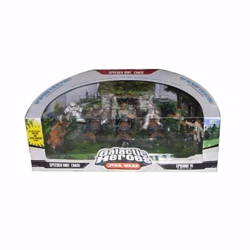 مجموعه مینی فیگور جنگ ستارگان سری speeder bike chase برند Hasbro