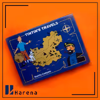 نقشه تا شده، همراه با جعبه