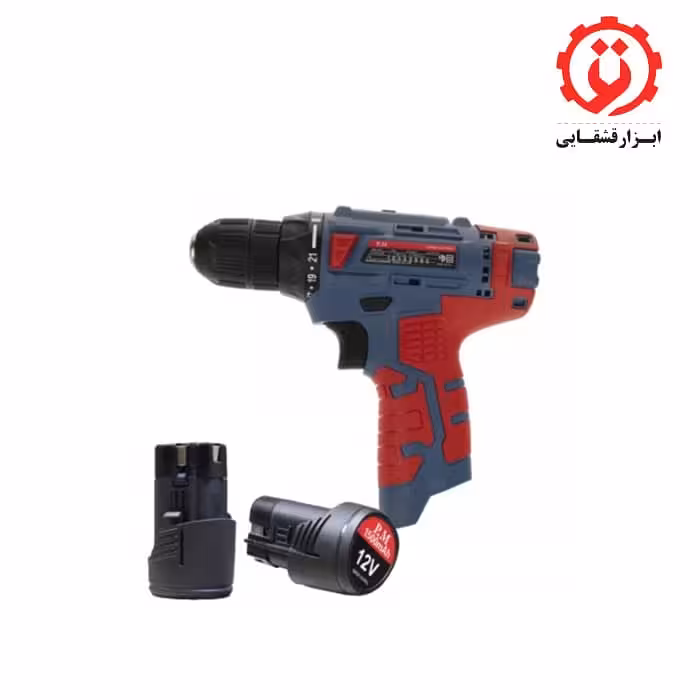 دریل پیچ گوشتی شارژی دو باتری پی ام مدل CE1