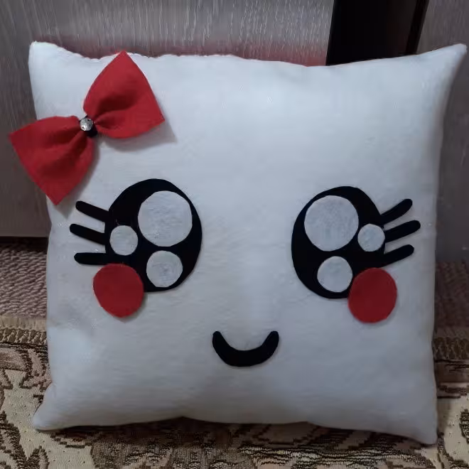 کوسن نمدی دخترانه /عروسک نمدی/ عروسک/ نمدیجات