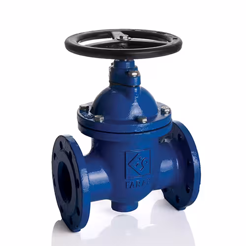 شیر کشویی چدنی رینگ برنزی F4 فاراب