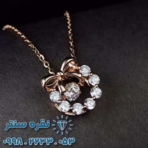 گردنبند جواهری سنتاتیک پاپیون