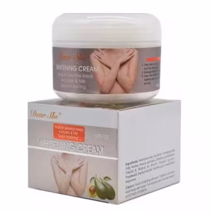 کرم سفید کننده بدن Dear She مدل سفید کننده بدن 100 گرمی