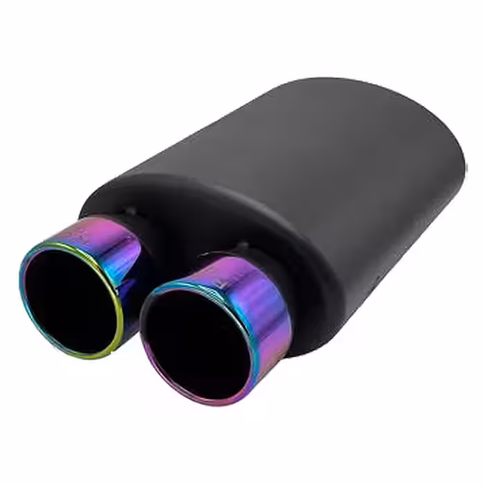 خرید منبع اگزوز اسپرت خودرو رویال دو لول هفت رنگ کد 712 | اتوموبی