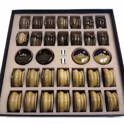 مهره تخته نرد طرح کوه و ماه کد 1021