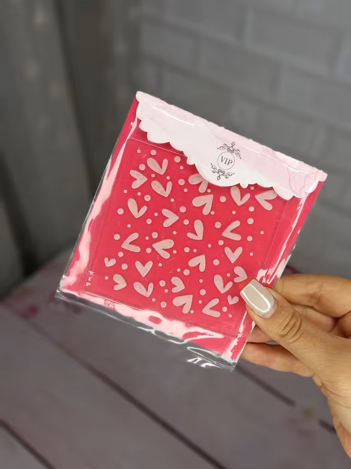 استامپ برجسته طرح پترن قلب