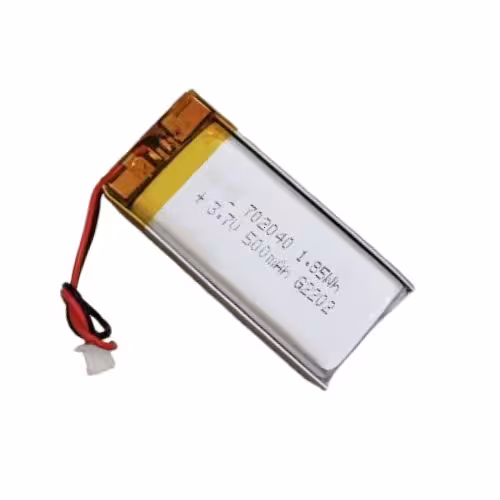 باتری پلیمر 702040 ظرفیت 500 میلی آمپر