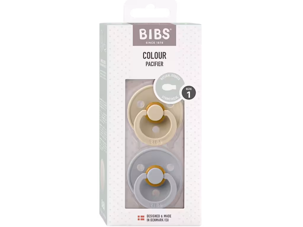 پستانک دو عددی سایز یک بالای 0 ماه بیبس BIBS