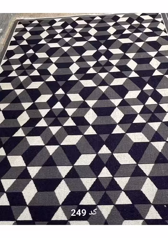 گلیم ماشینی 400 شانه آکرلیک کاشان(امکان پرداخت قسطی)-کد 249