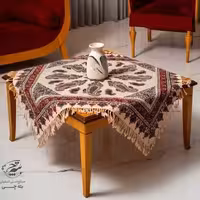 سفره قلمکارمربع بته کاجی اعلا 120