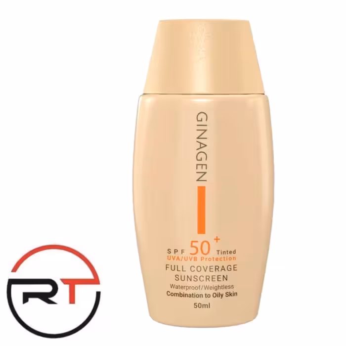 ضد آفتاب رنگی SPF50 فاقد چربی 03 ژیناژن