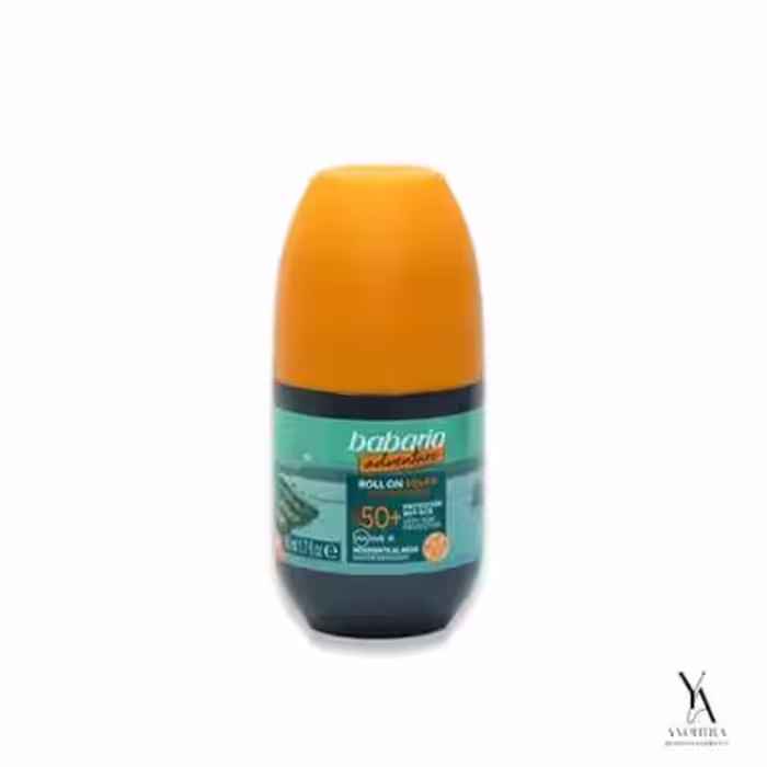 رول ضد آفتاب لیمیتد ادیشن باباریا BABARIA ضدآب و تسکین دهنده با SPF50 مناسب پوست حساس حجم 50 میل