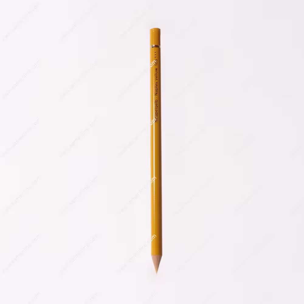 مداد رنگی فابر کاستل تکرنگ مدل پلی کروم کد naples yellow 185