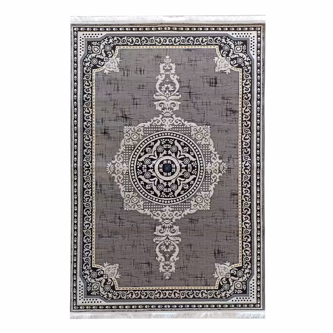 فرش کهنه نما لچک ترنج دار | قیمت فرش کهنه نما کاشان