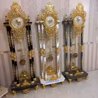 ساعت ایستاده آنتیک رنگی