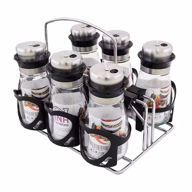 ست جا ادویه رو میزی مینا 7 پارچه کد 7441