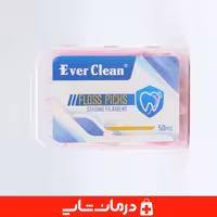 خلال دندان نخ دار اورکلین 50 عددی خلال دندان کمانی ever clean