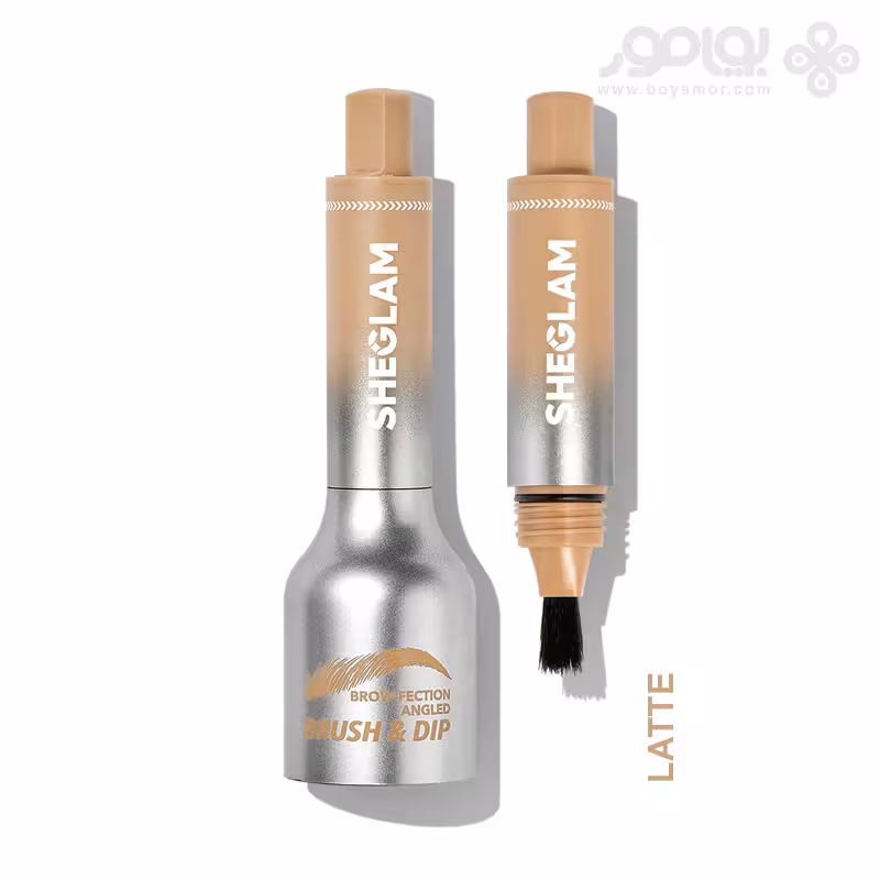 هاشور ابرو شیگلم مدل BROW FECTION رنگ LATTE