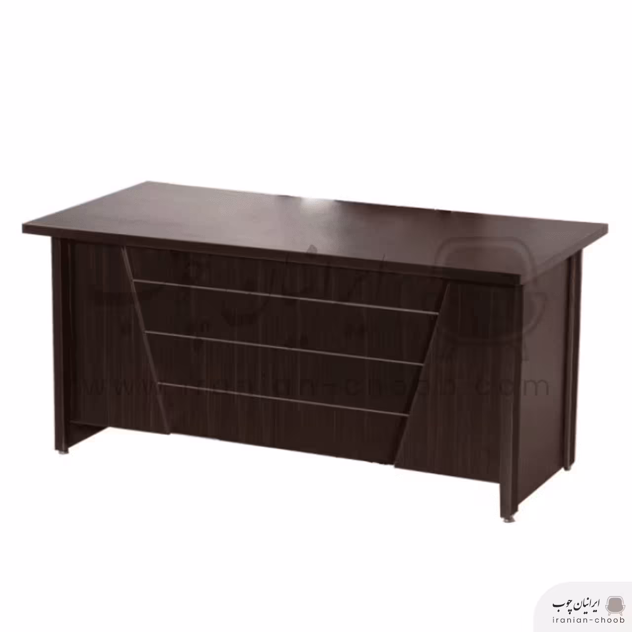 میز کارمندی اداری ایرانیان چوب مدل سریر