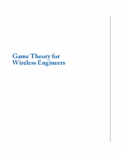 خرید و دانلود نسخه کامل کتاب Game Theory for Wireless Engineers (Synthesis Lectures on Communications)