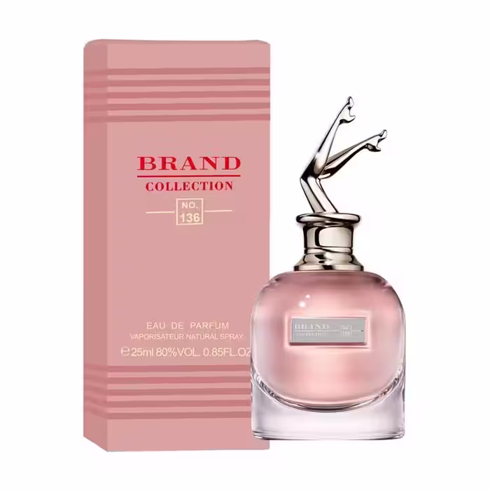 ادکلن زنانه برند کالکشن کد 136 رایحه ان پل گوتیه اسکندل (Jean Paul Gaultier Scandal) حجم 25 میل - Brand Collection
