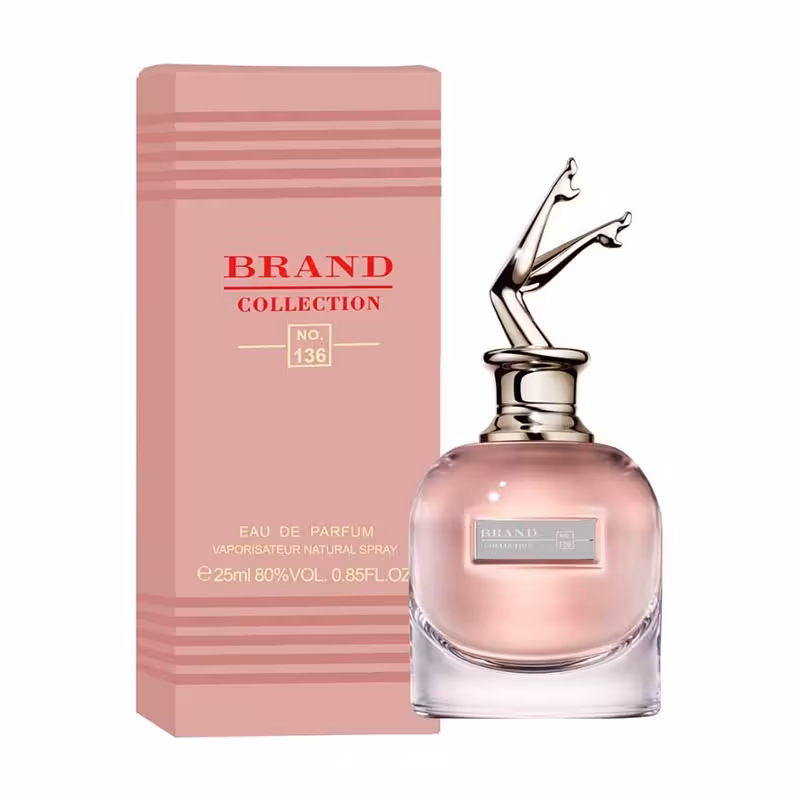ادکلن زنانه برند کالکشن کد 136 رایحه ان پل گوتیه اسکندل (Jean Paul Gaultier Scandal) حجم 25 میل - Brand Collection