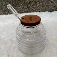 ظرف عسل درب چوبی مادام