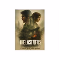 تابلو متال پوستر a3 – طرح The Last Of Us