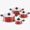 سرویس قابلمه 8 پارچه تفال مدل TEFAL G6 Tempo Flame ساخت فرانسه