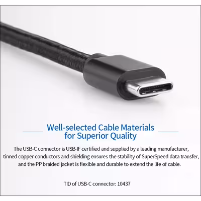  کابل تبدیل USB به USB-C یو اِل‌ تی یونیت مدل USB 3.0 طول 1 متر 