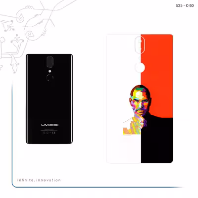 برچسب پوششی ماهوت مدل 1 Collage of Steve Jobs مناسب برای گوشی موبایل یومی Crystal