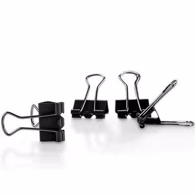 گیره کاغذ مدل رنگارنگ کد 007 بسته 4 عددی