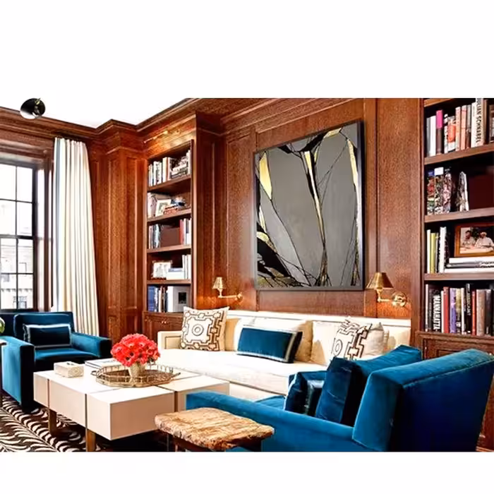 تابلو نقاشی اکریلیک طرح انتزاعی مدل پروانه کد A7014