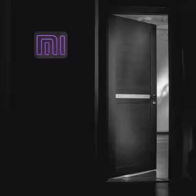 چراغ دیواری نئون دیزاین طرح Xiaomi-GL_PR